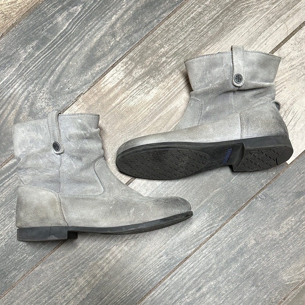 Birkenstock Sarnia Gray Ankle Boots